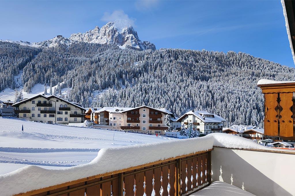 Ski slopes in Selva Val Gardena