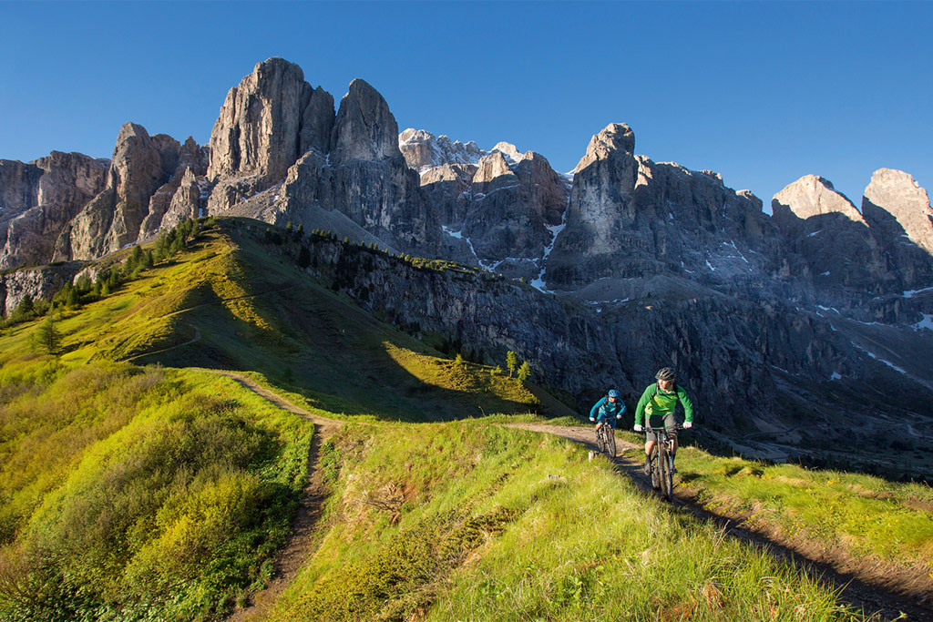 Mountain biking in Val Gardena