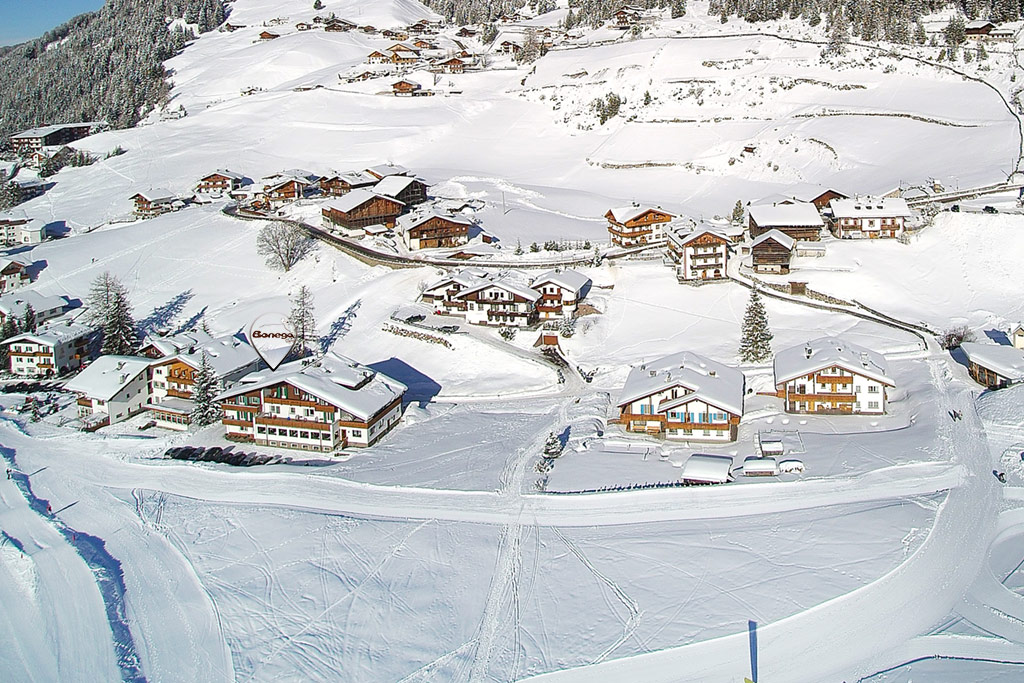 Ski slopes in Val Gardena