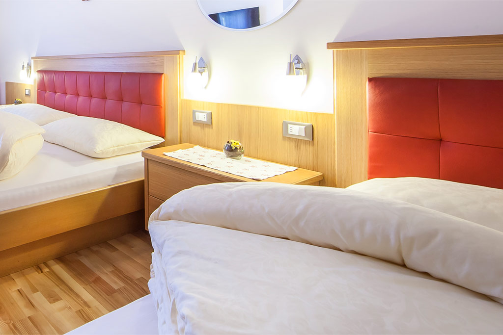 Bedrooms of the Garni Bonega